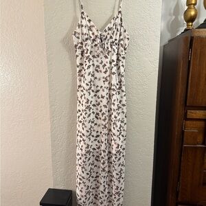 Butterfly Print Maxi Dress
